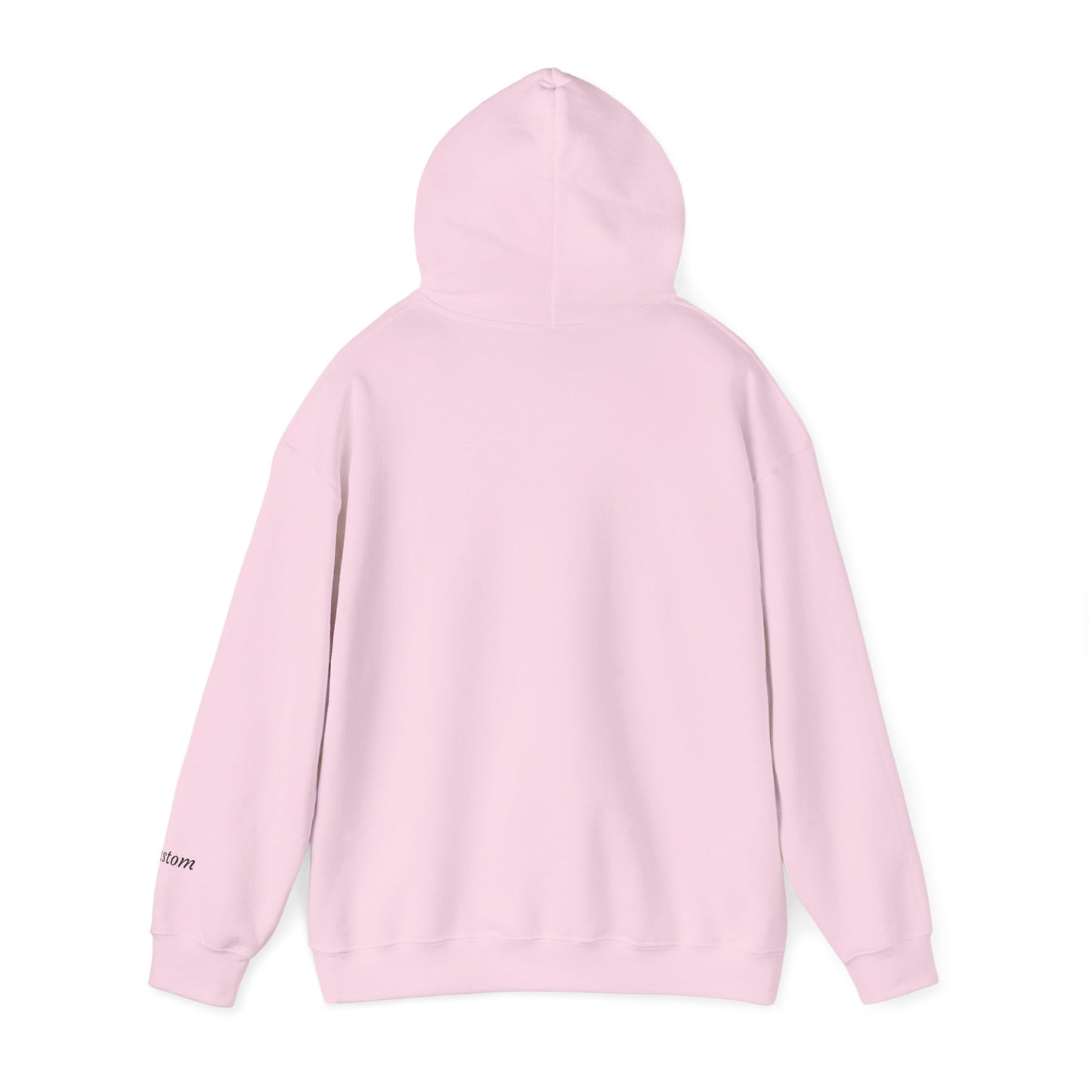 Dog breed dad hoodie with name on sleeve