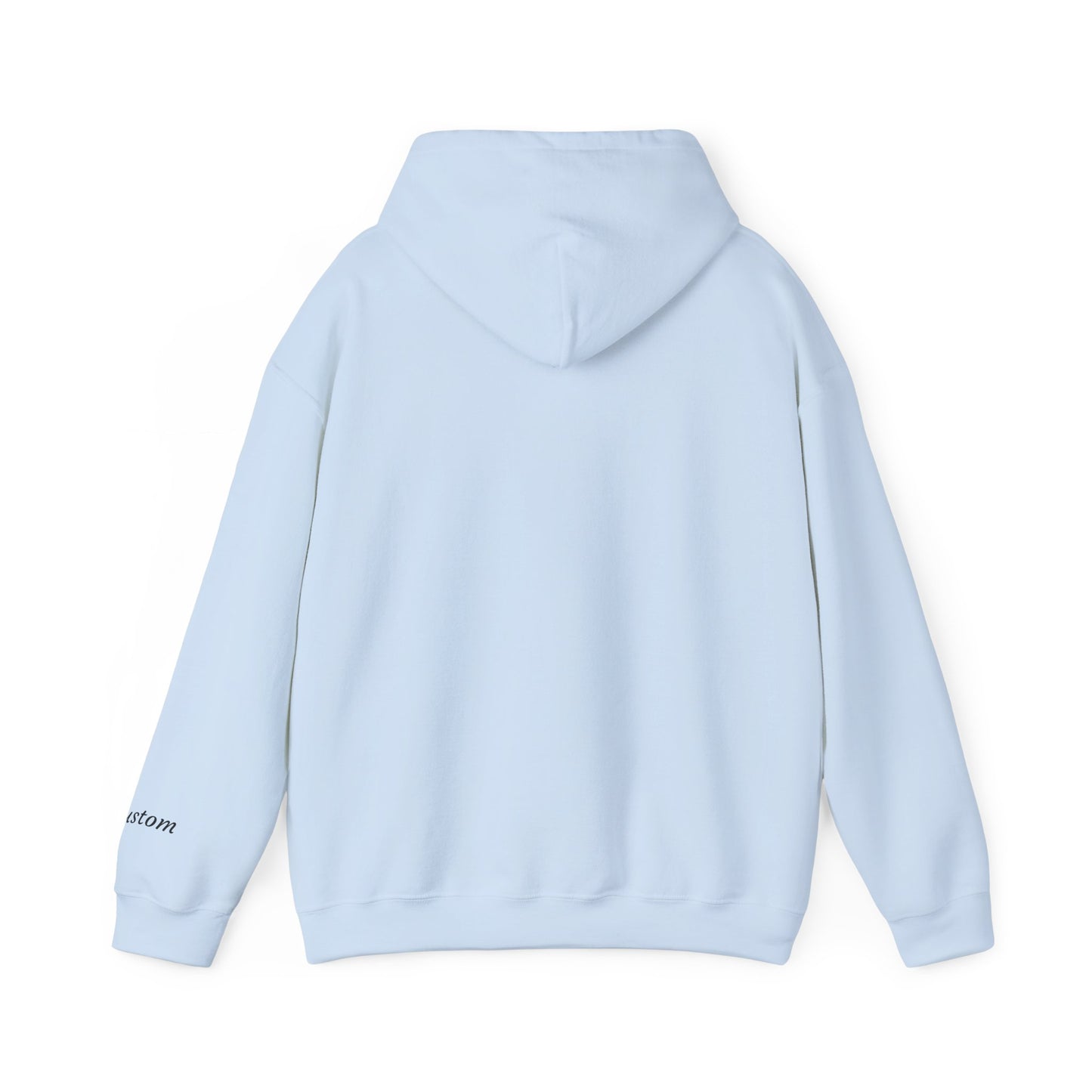 Dog breed mum hoodie with name on sleeve