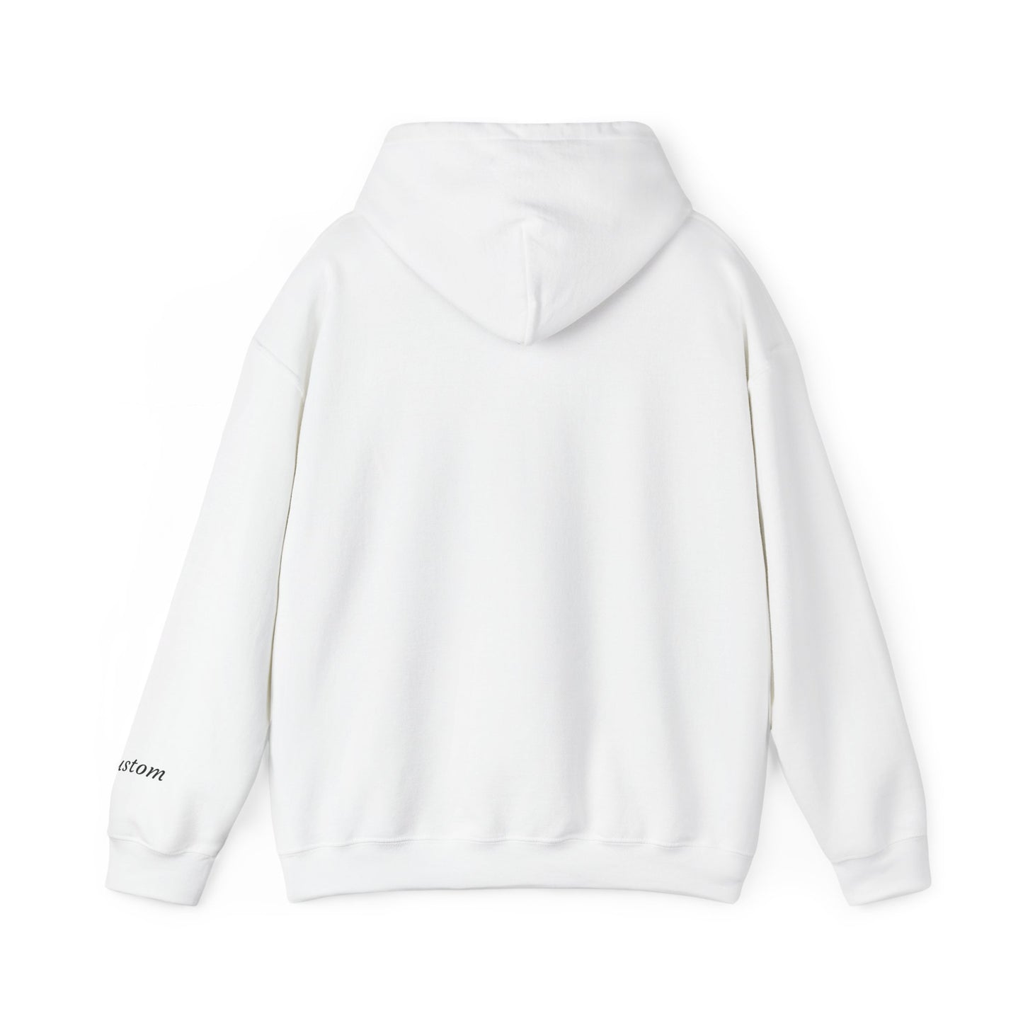 Dog breed dad hoodie with name on sleeve