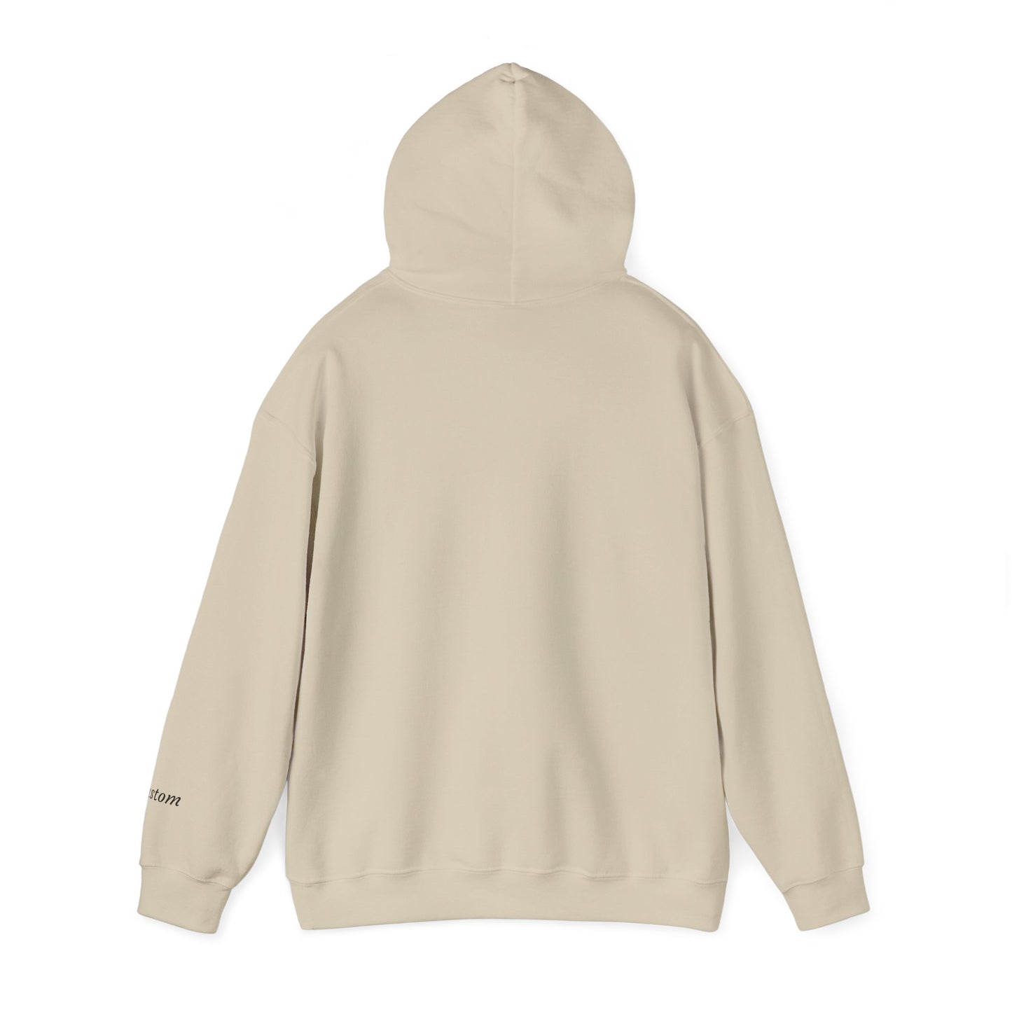 Dog breed mum hoodie with name on sleeve