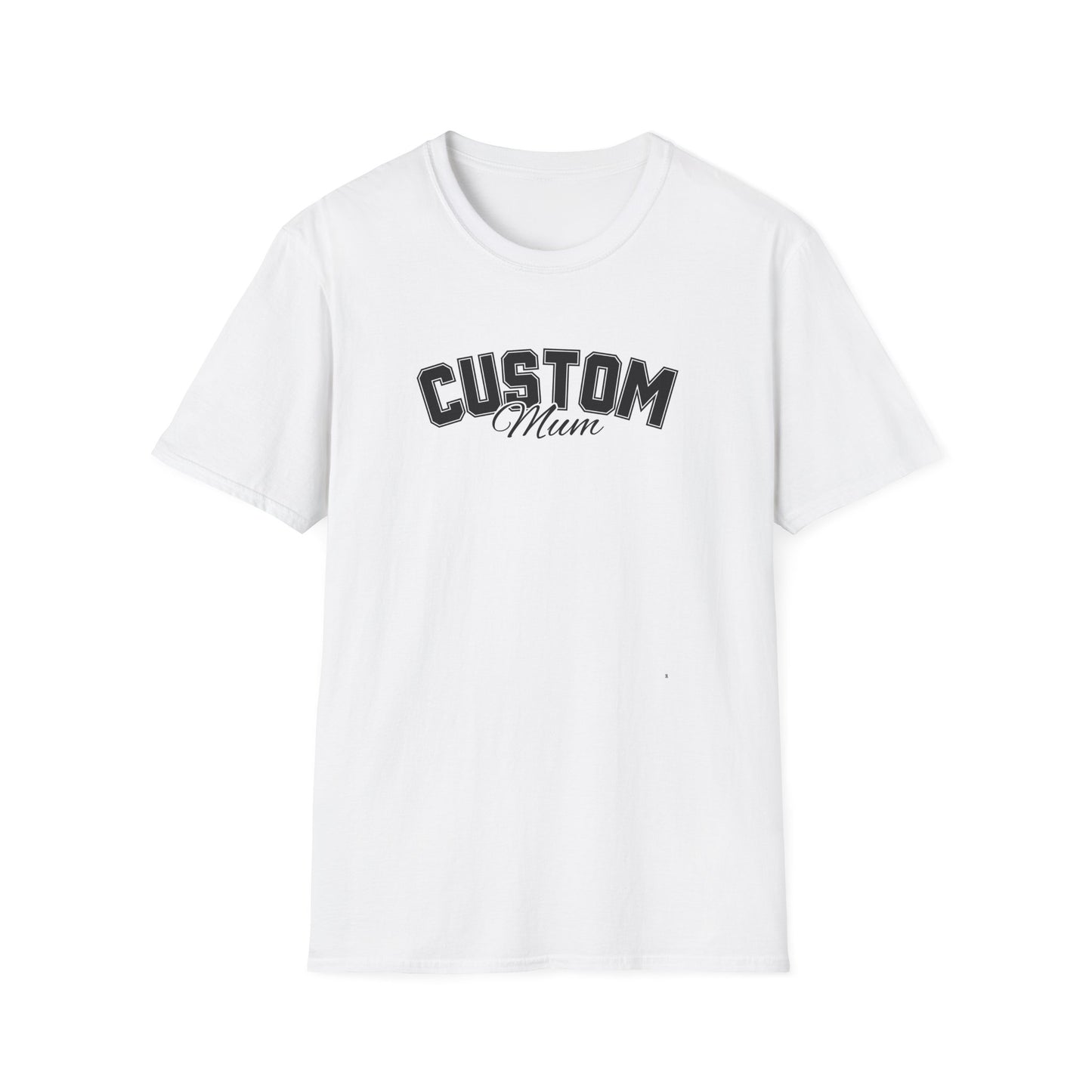 Dog mum custom breed shirt with name on sleeve