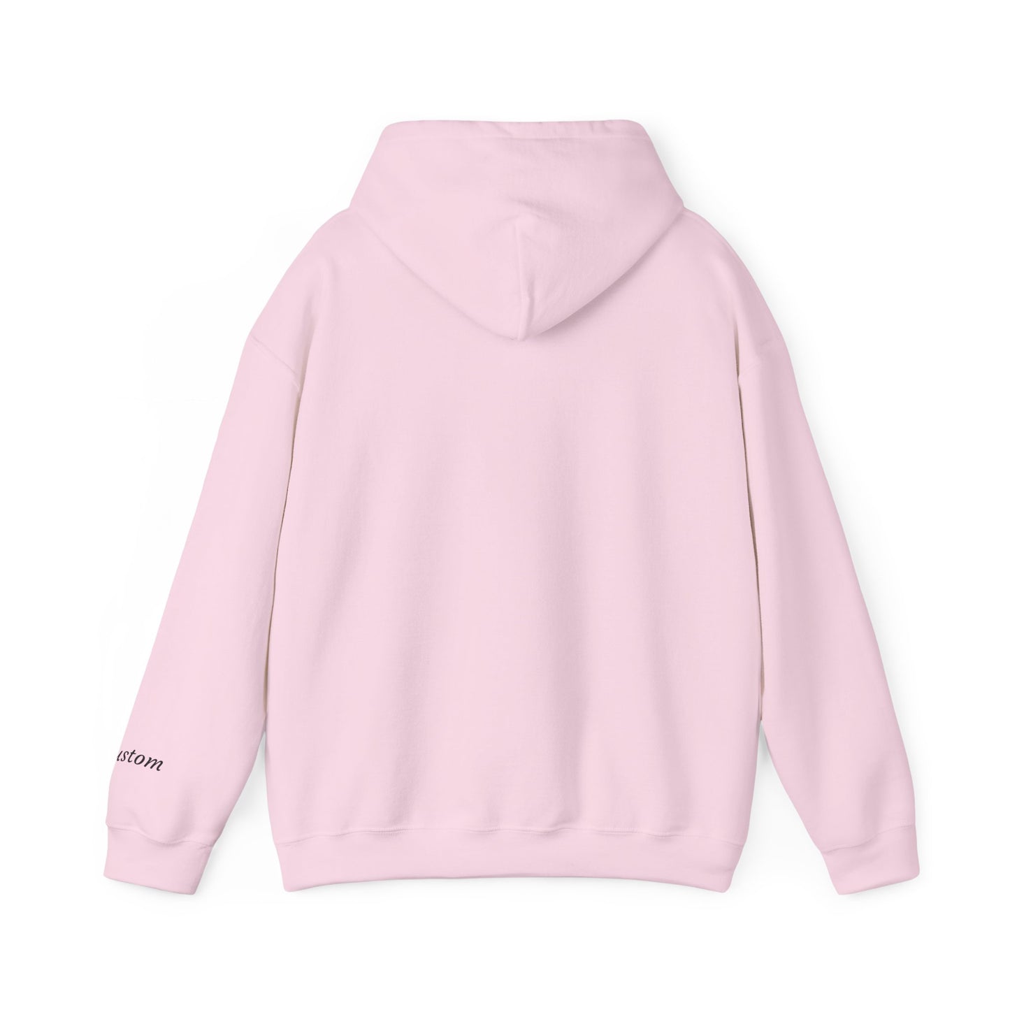 Dog breed dad hoodie with name on sleeve