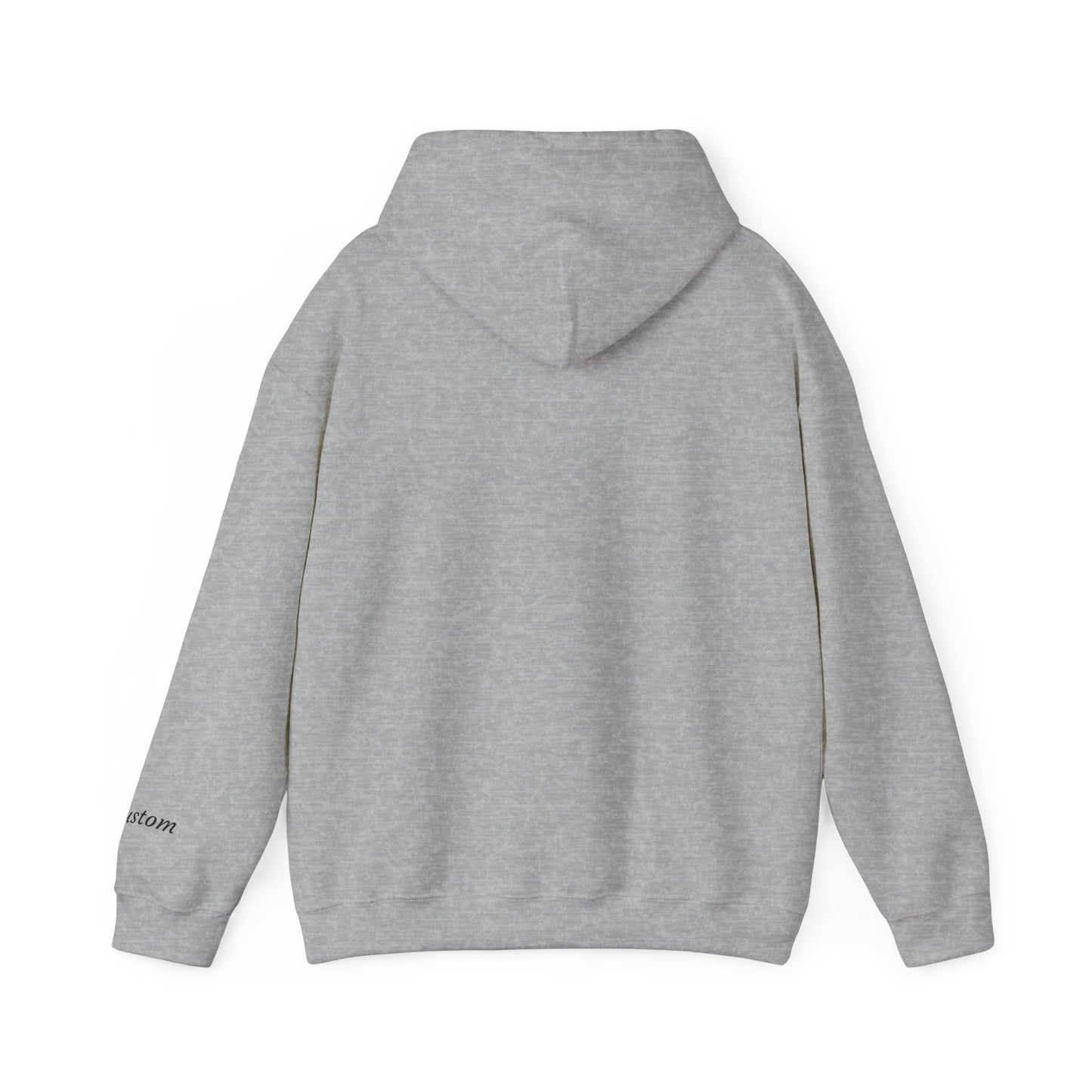 Dog breed dad hoodie with name on sleeve