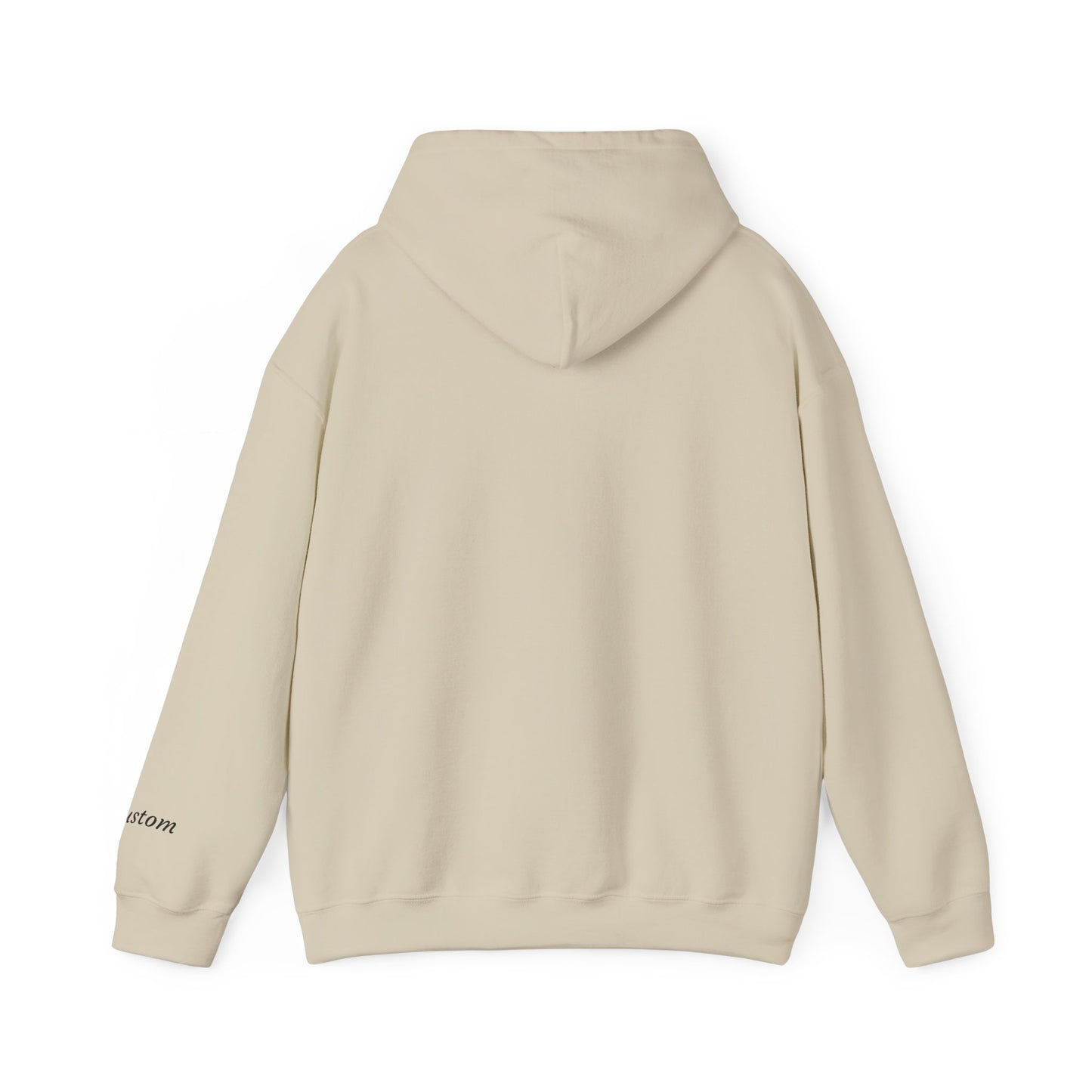 Dog breed mum hoodie with name on sleeve