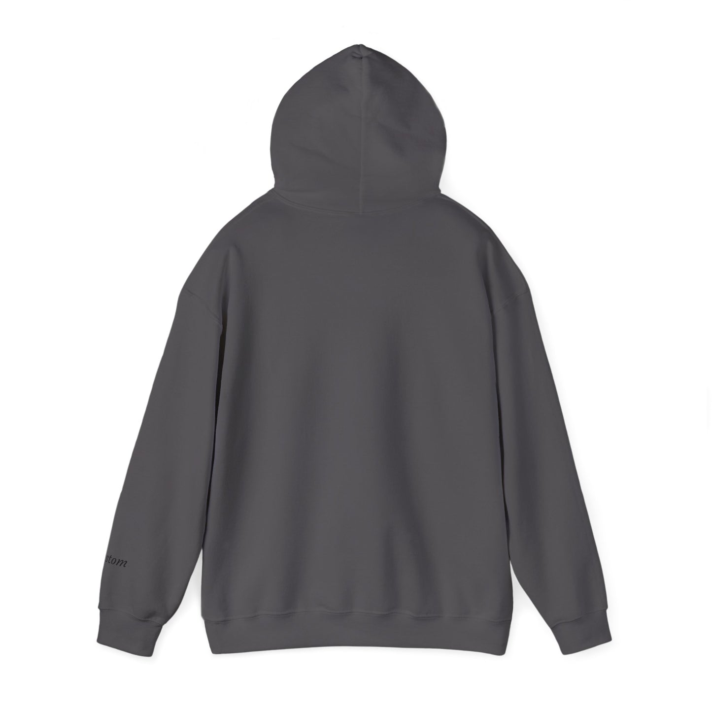 Dog breed mum hoodie with name on sleeve