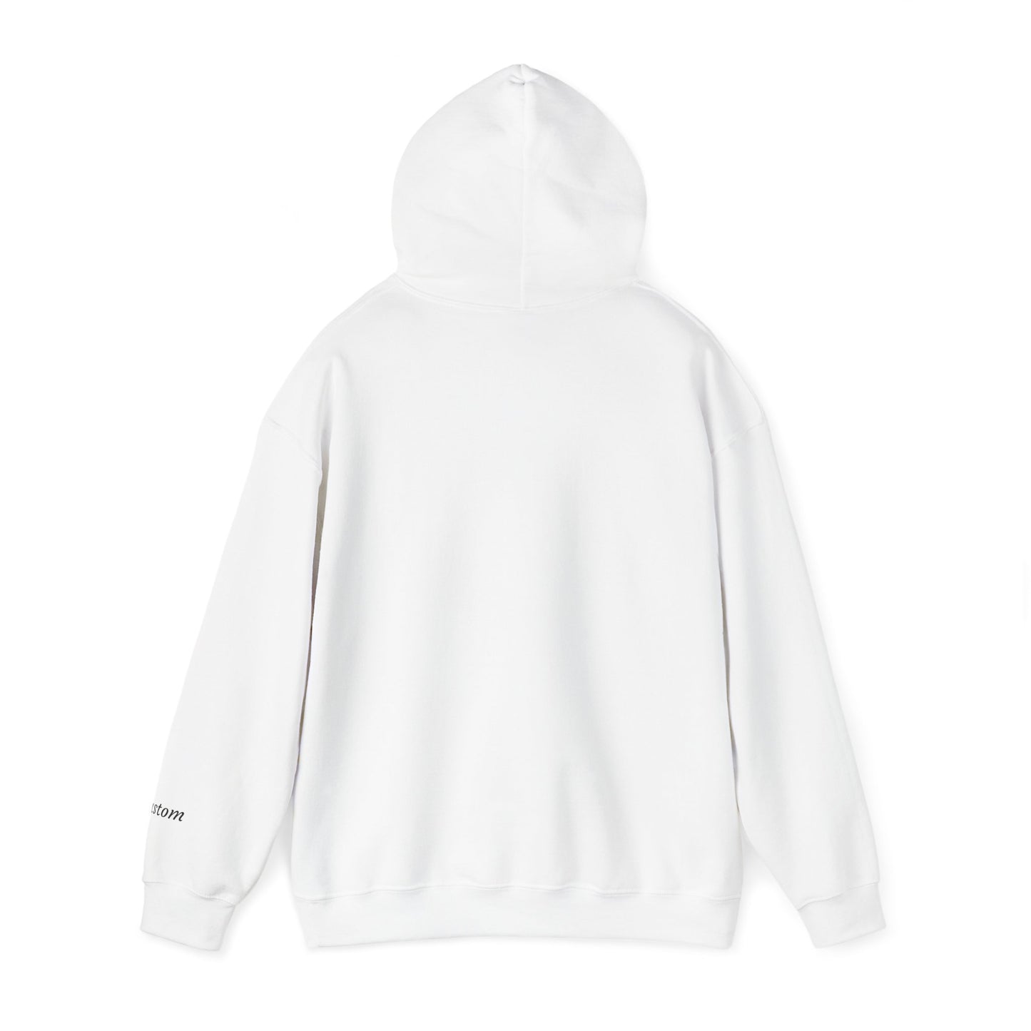 Dog breed mum hoodie with name on sleeve