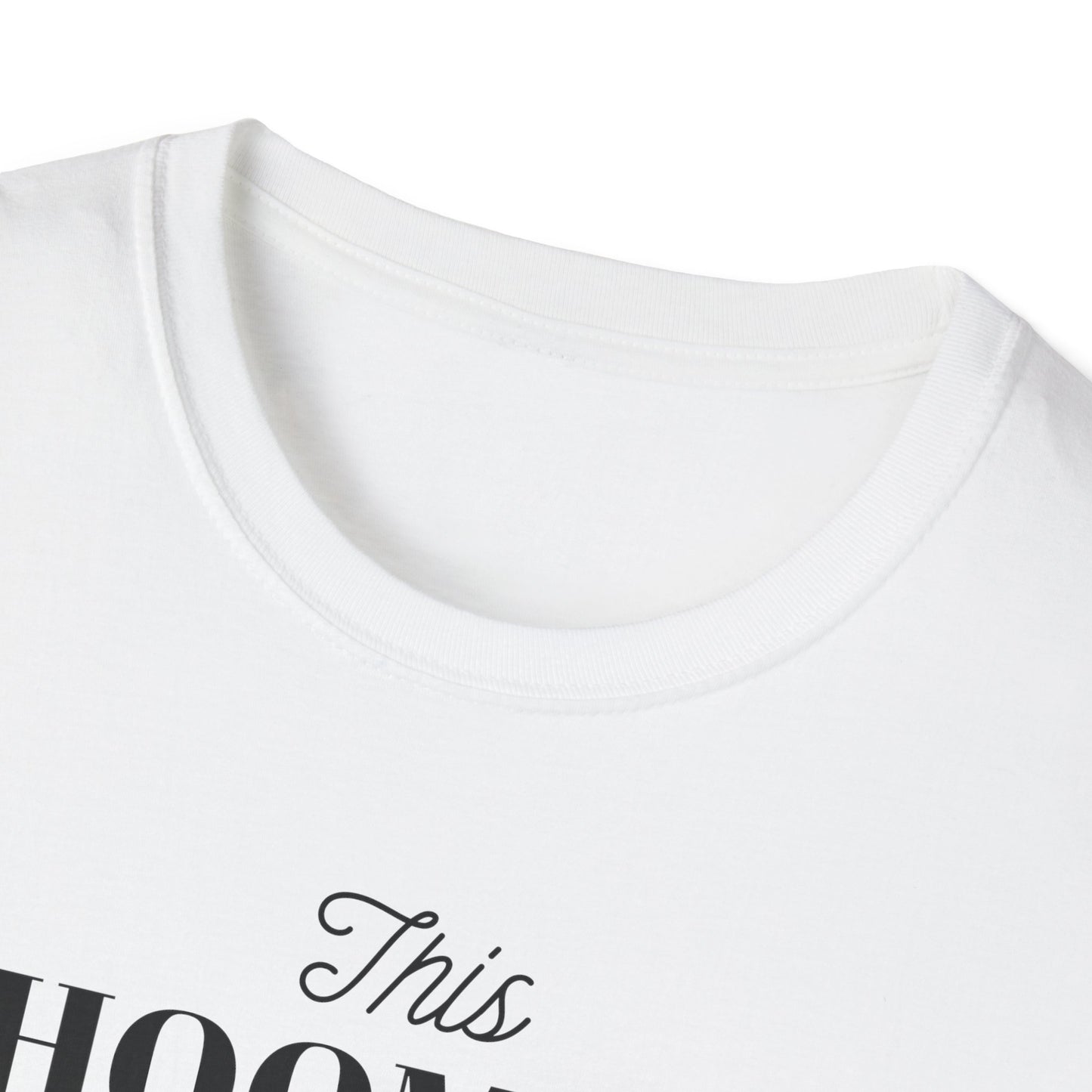 This HOOMAN belongs too t-shirt with your dogs name