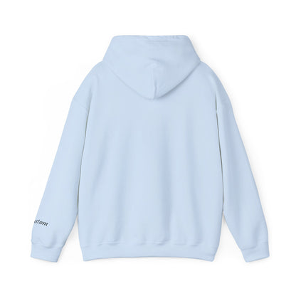 Dog breed mum hoodie with name on sleeve