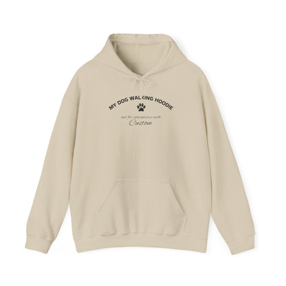 MY DOG WALKING HOODIE with your dogs name