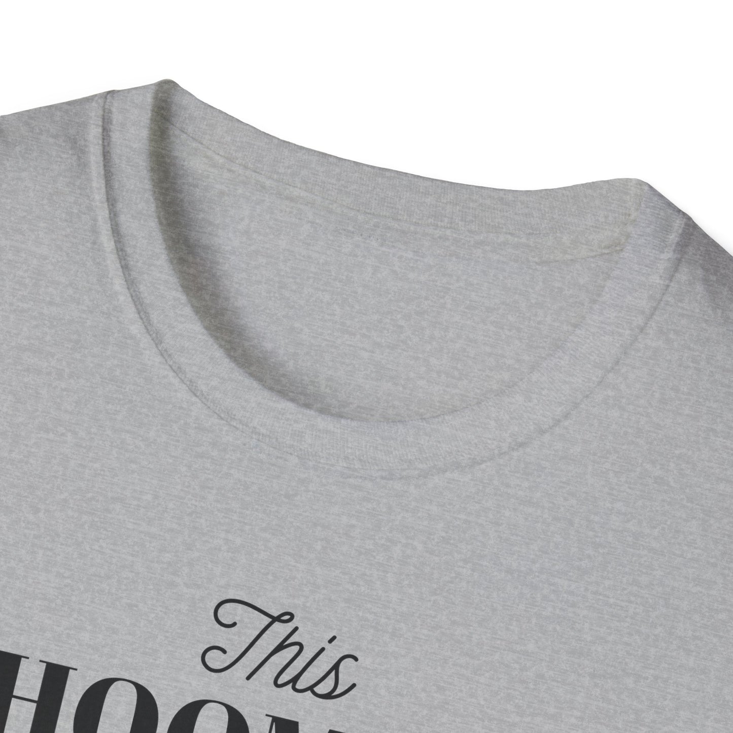 This HOOMAN belongs too t-shirt with your dogs name