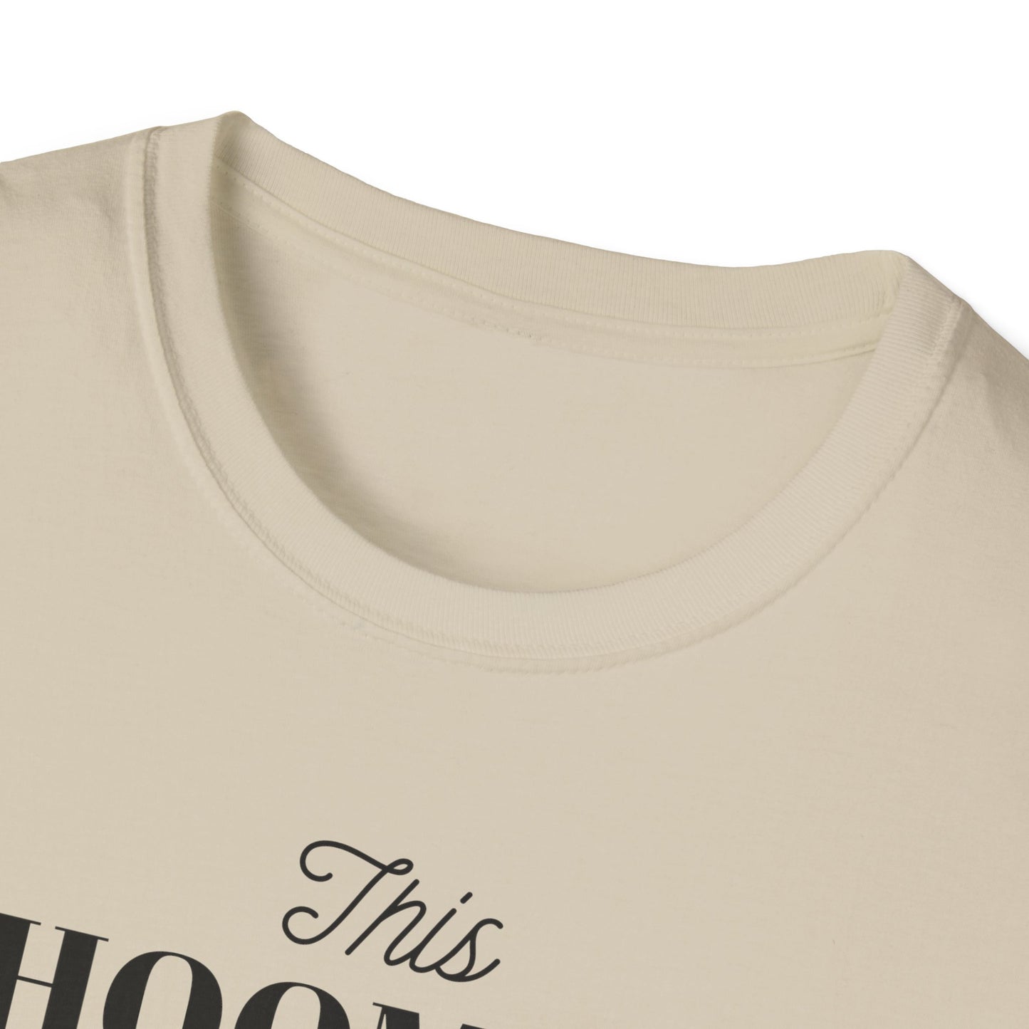 This HOOMAN belongs too t-shirt with your dogs name